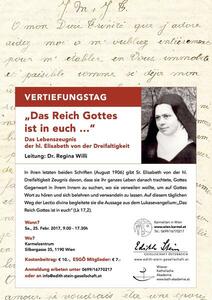 Vertiefungstag : „Das Reich Gottes ist in euch...“ Vertiefungstag : „Das Reich Gottes ist in euch...“